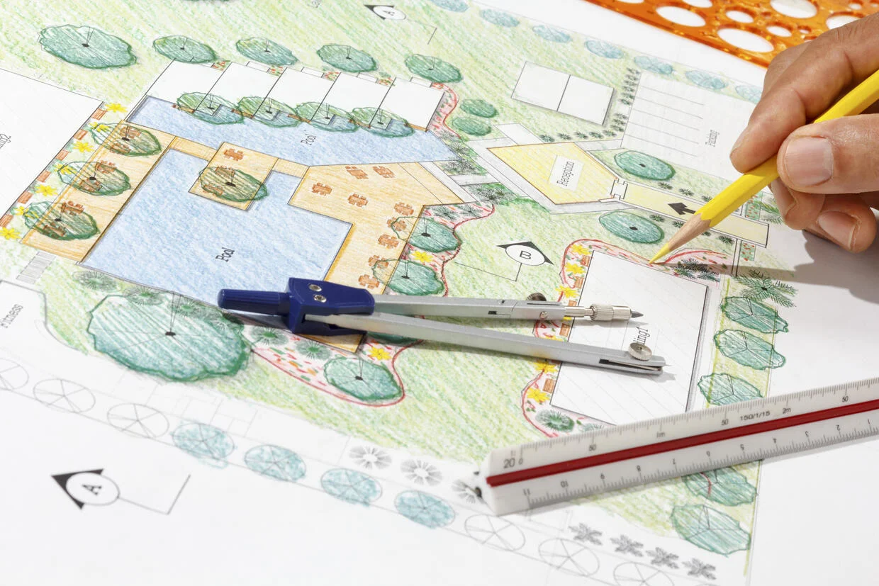 Landscaping design architecture
