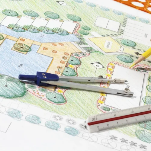 Landscaping design architecture